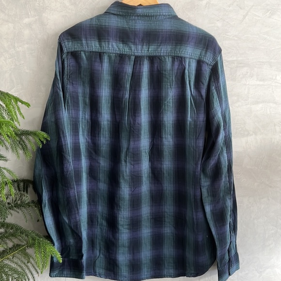 Hudson Jeans Mens Long Sleeve Shirt cut from 100% cotton with a straight Size XL - Picture 6 of 7